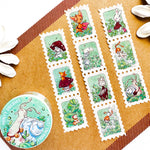 Minty Dreams - Stamp Style Washi Tape Front