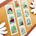 Minty Dreams - Stamp Style Washi Tape Full View