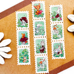 Minty Dreams - Stamp Style Washi Tape Full View 3