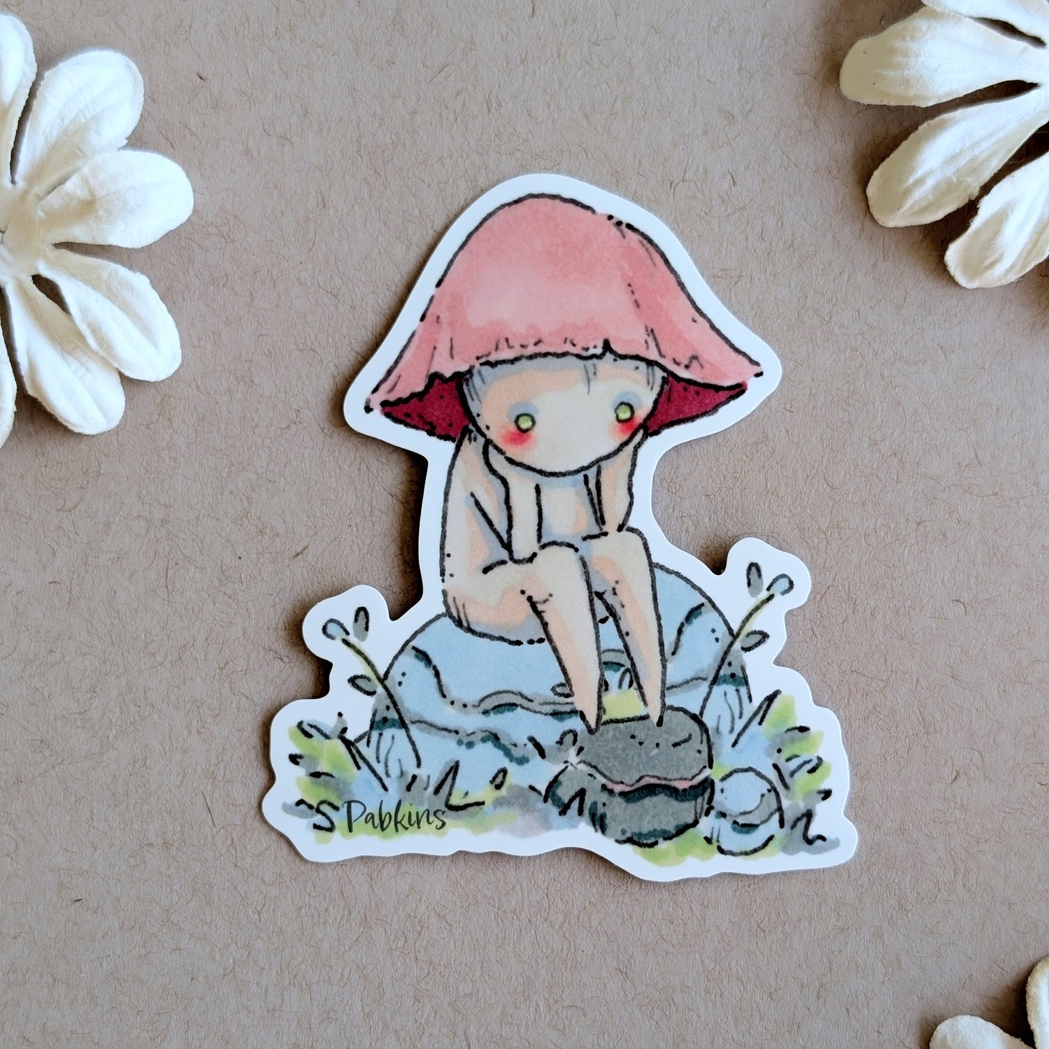 Mushi Thinker - Vinyl Sticker