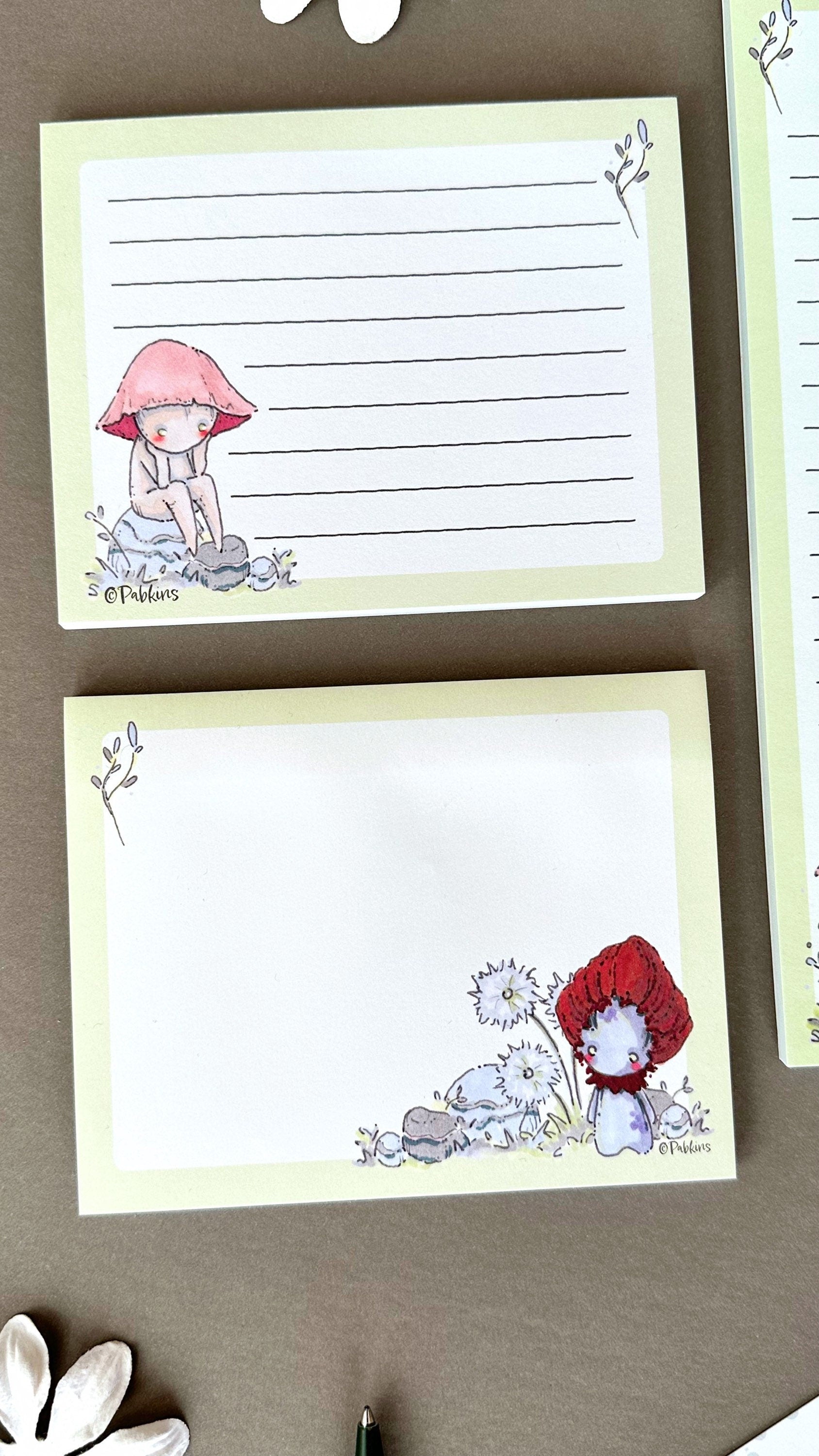Mushi Garden - Stationery notepad set notepad 2