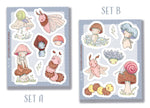 Mushi Garden - vinyl sticker sheet Front