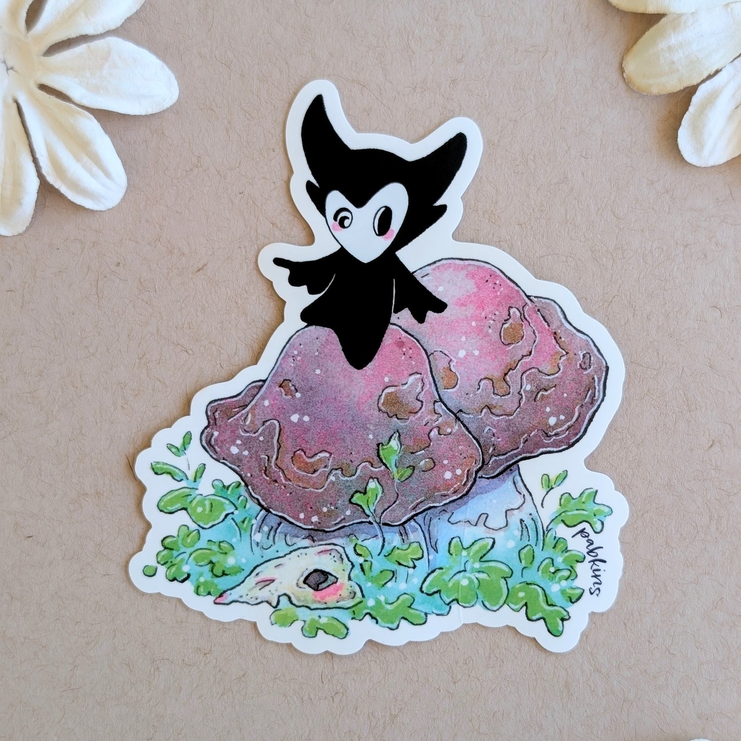 Mushroom Jumper - Vinyl Sticker
