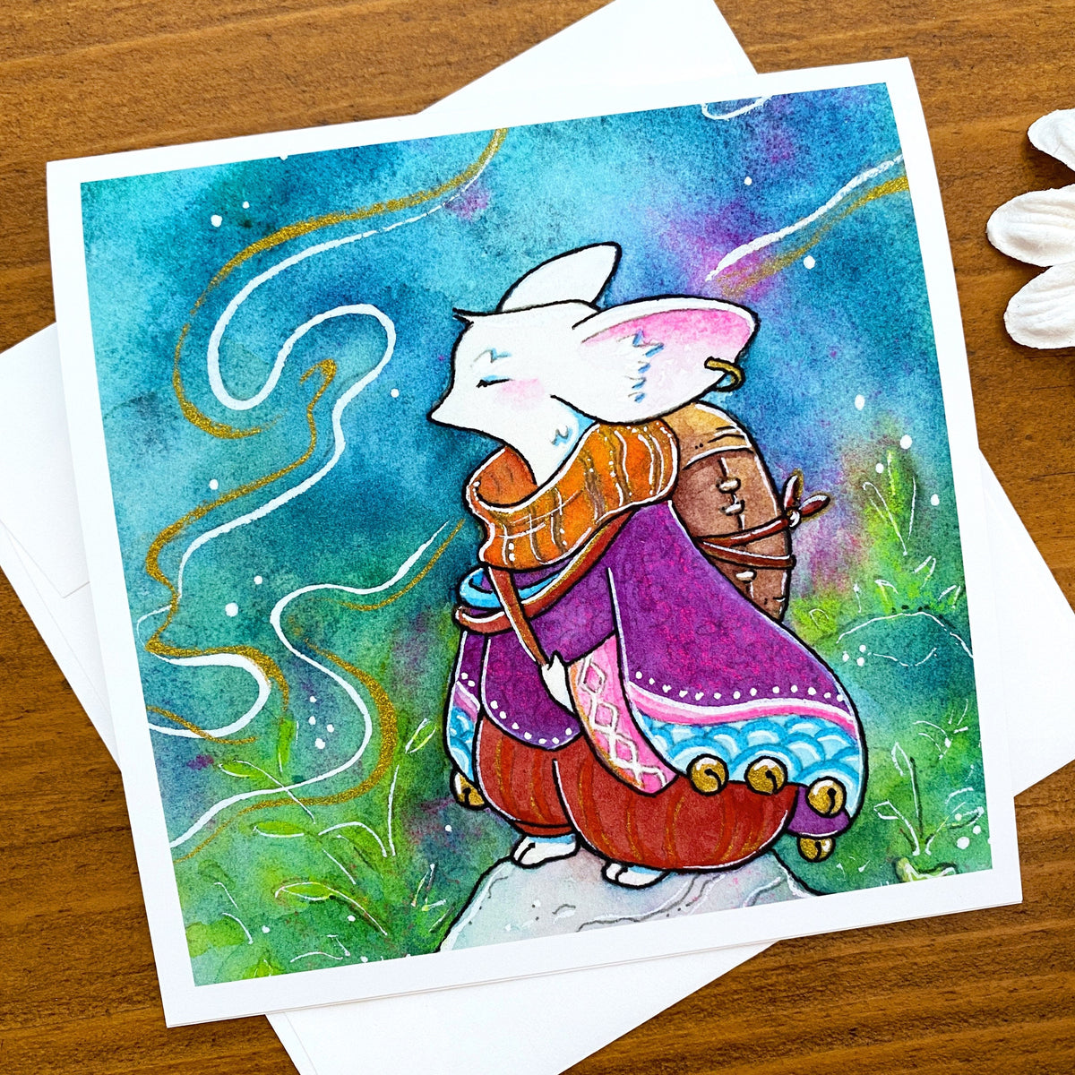 Mystical Mice - blank greeting cards White