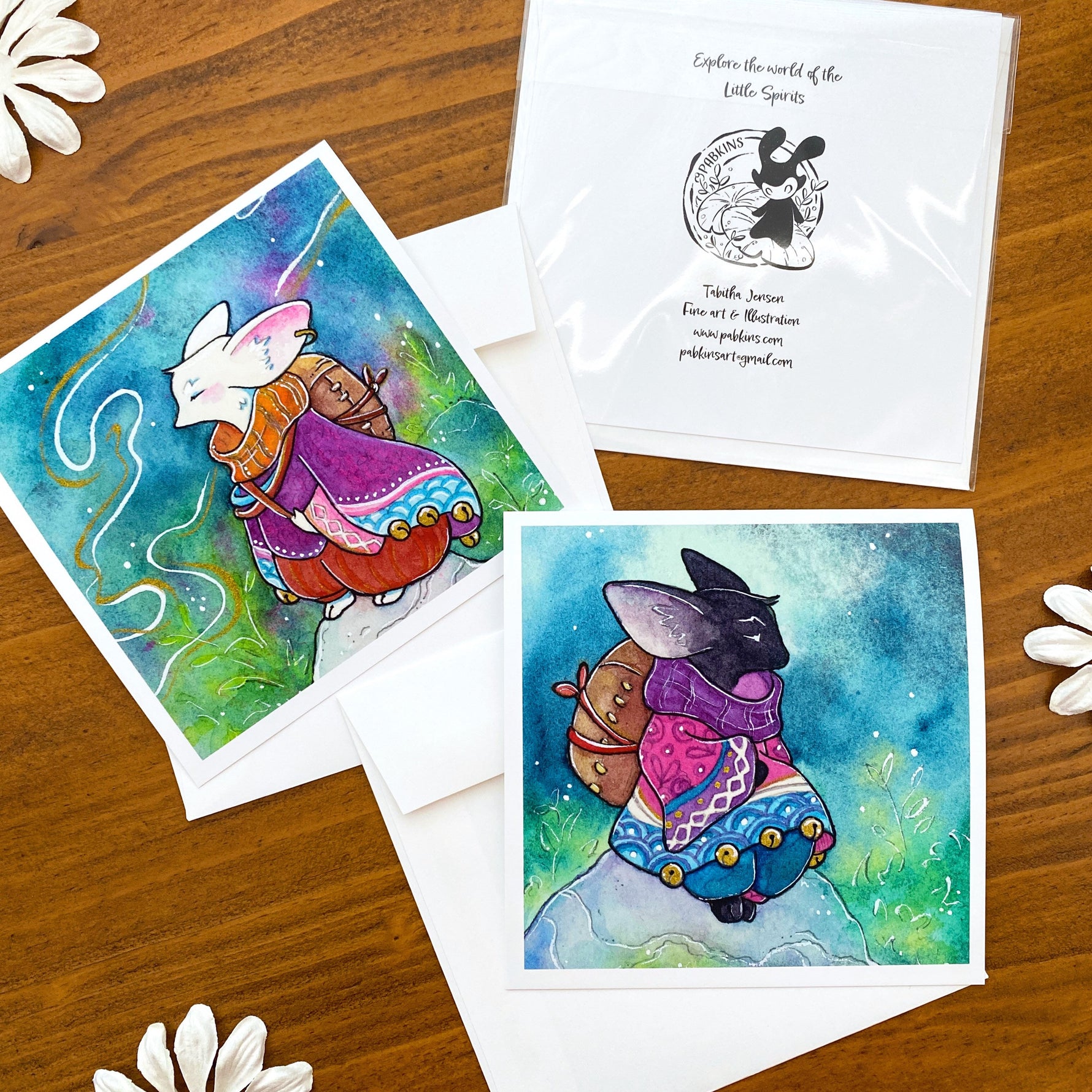 Mystical Mice - blank greeting cards alt view 2