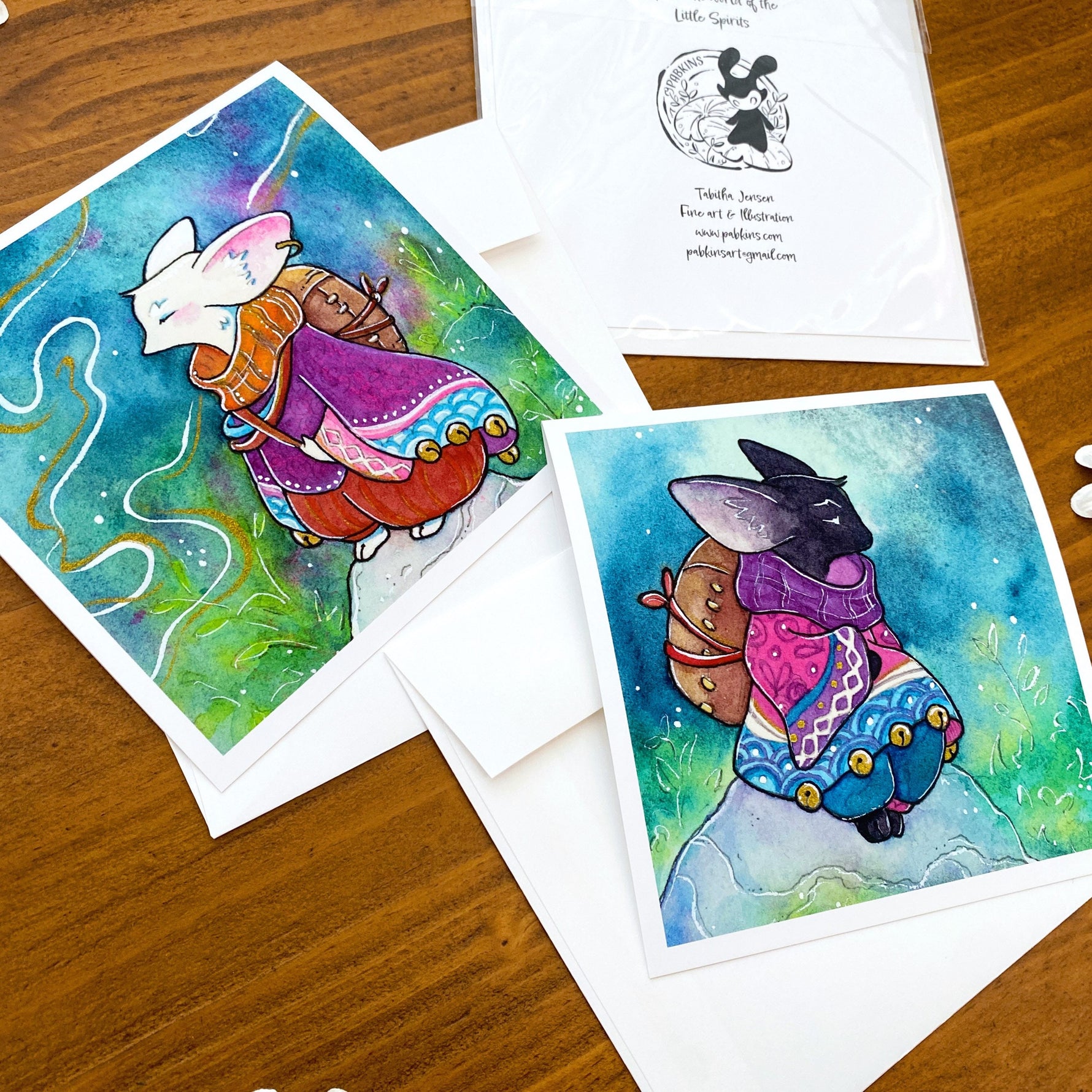 Mystical Mice - blank greeting cards alt view 3