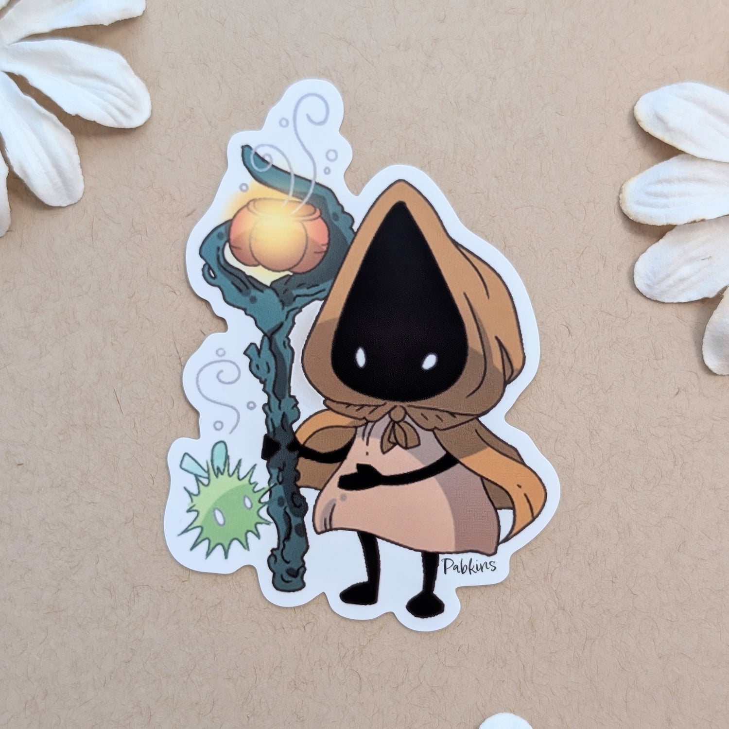 Ochre and Wisp - Vinyl Sticker