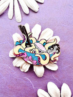 Octopus Ramen Bowl - hard enamel pin Alt View