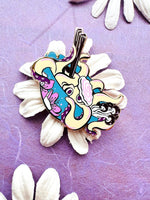 Octopus Ramen Bowl - hard enamel pin Alt View 2