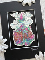 Original Watercolor Painting - Welcoming Spring Front View