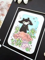 Original Watercolor Painting - Why hello there Side View 2