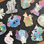 Playful Hydrangea Spirits - Ornament Alt View
