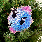 Playful Hydrangea Spirits - Ornament Front View
