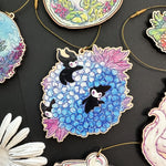 Playful Hydrangea Spirits - Ornament Single View