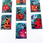 Pumpkin Spirits - Stamp Style Washi Tape Closeup