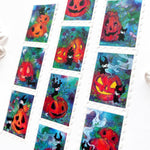 Pumpkin Spirits - Stamp Style Washi Tape Closeup 2