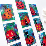 Pumpkin Spirits - Stamp Style Washi Tape Closeup 3