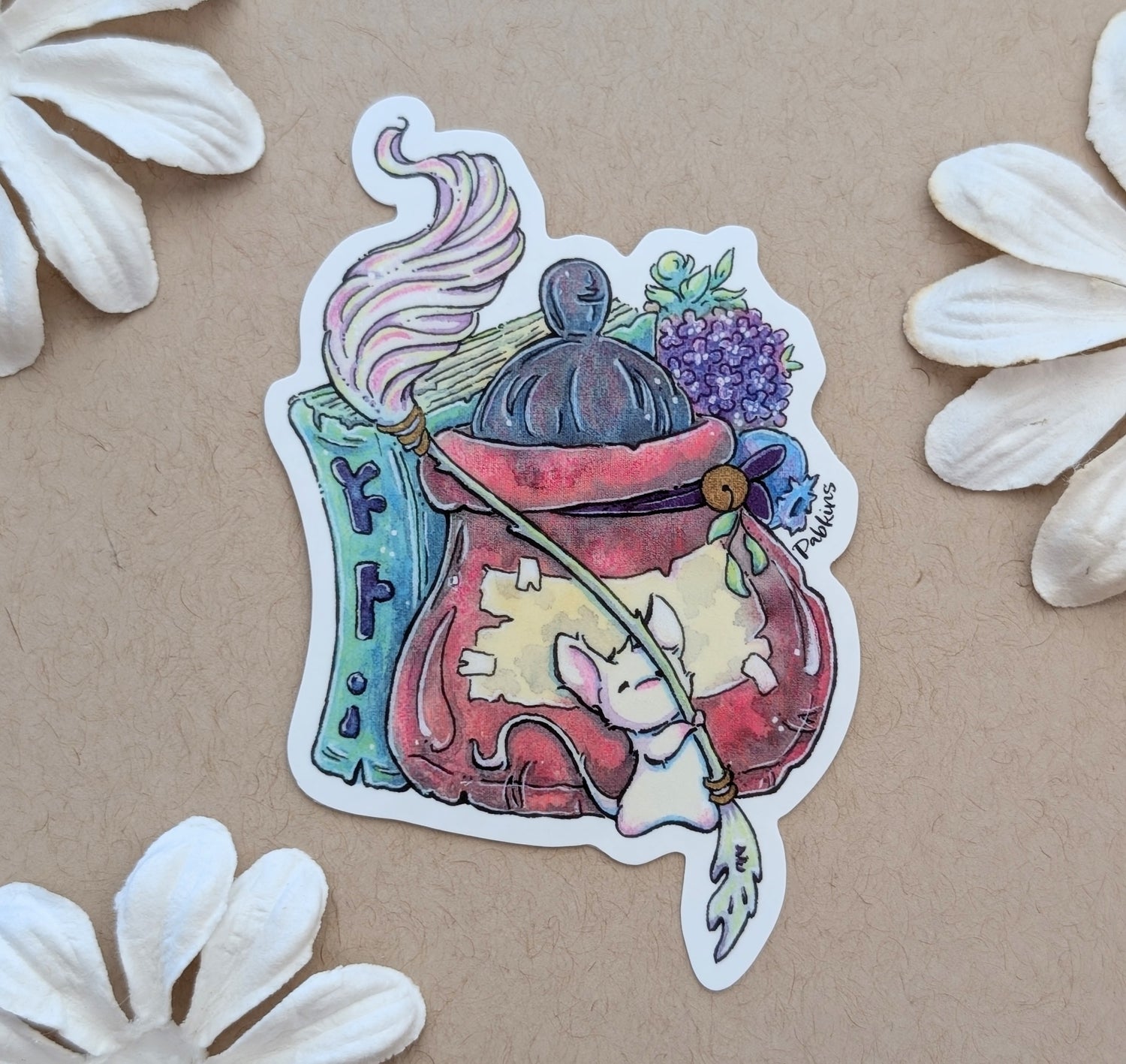 Scribbler Mouse - Vinyl Sticker