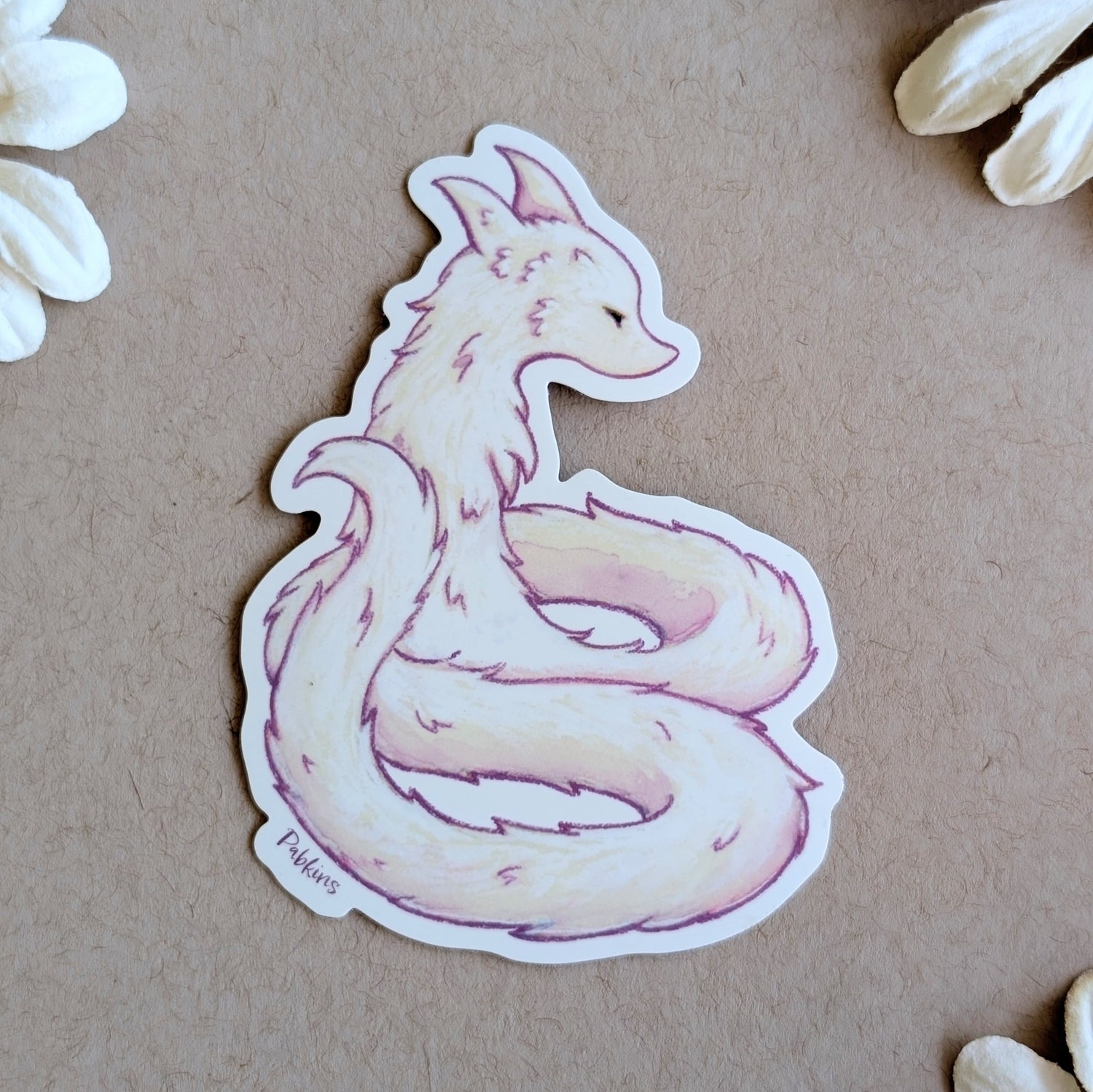 Smoke Fox - Vinyl Sticker