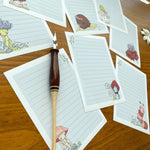 Snails and Mushi - Stationery set Closeup