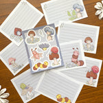 Snails and Mushi - Stationery set Full View 3