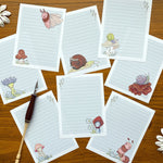 Snails and Mushi - Stationery set Full View 4