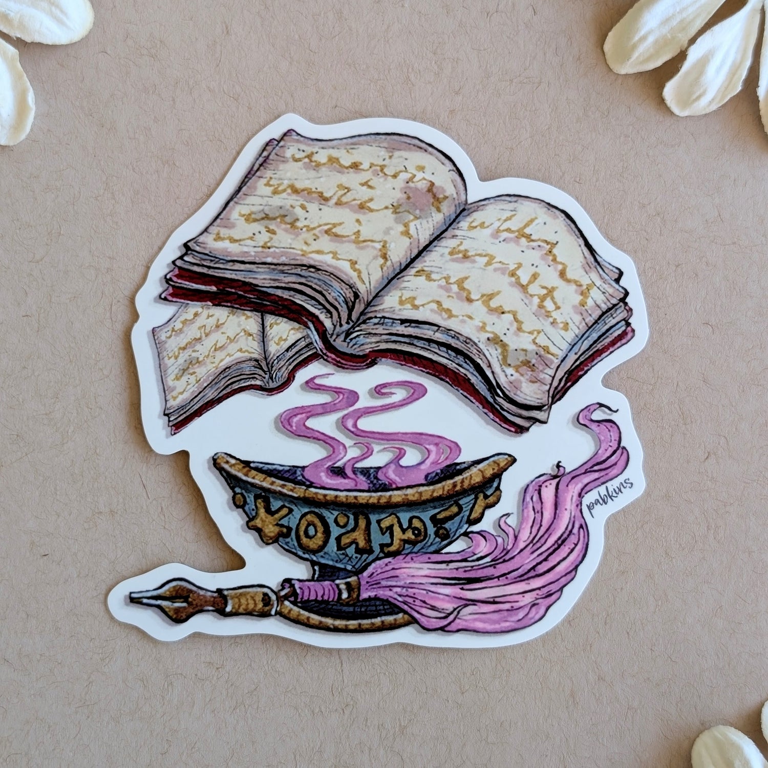 Spell Book - Vinyl Sticker