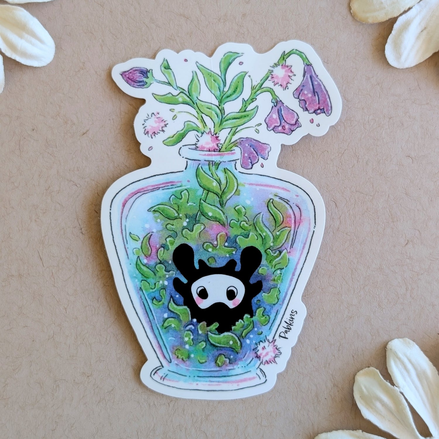 Spirit Flower Vase - Vinyl Sticker