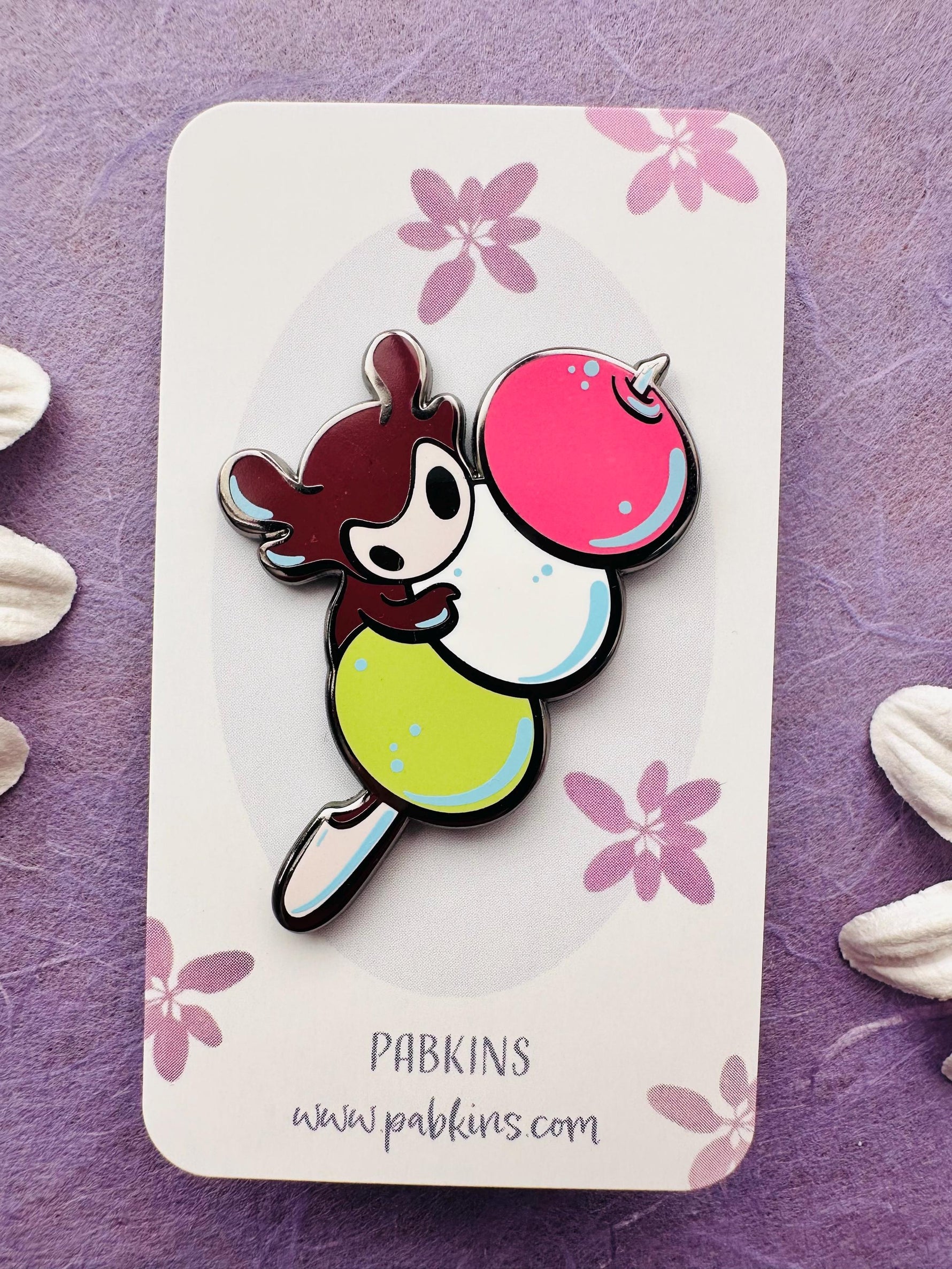 Spirit Dango, mochi - hard enamel pin alt view 2