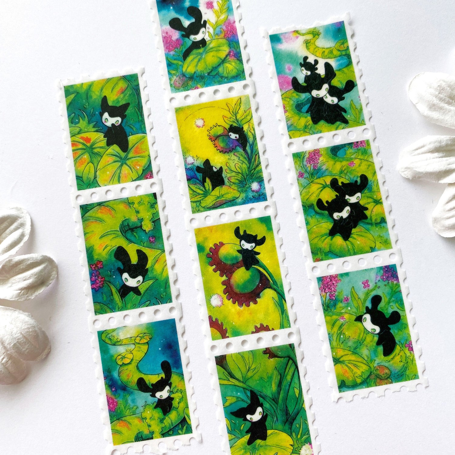 Spirit Garden - Stamp Style Washi Tape Front View