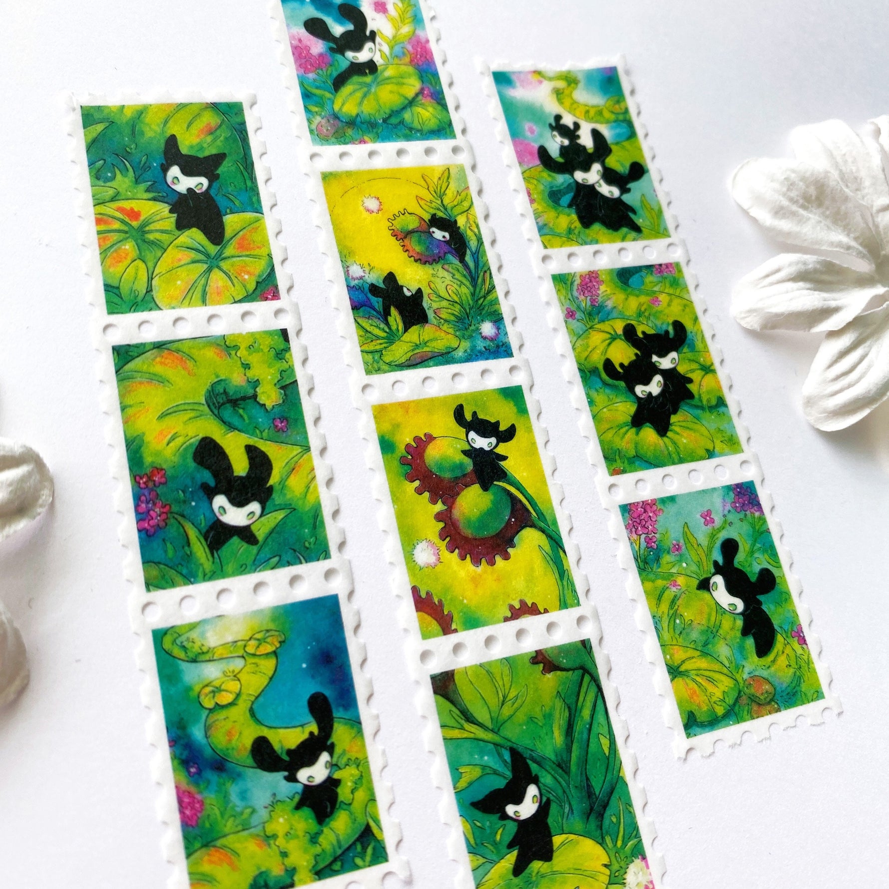 Spirit Garden - Stamp Style Washi Tape Full View 3
