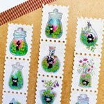 Spirit Jars - Stamp Style Washi Tape Closeup