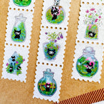 Spirit Jars - Stamp Style Washi Tape Closeup 2