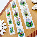 Spirit Jars - Stamp Style Washi Tape Closeup 4