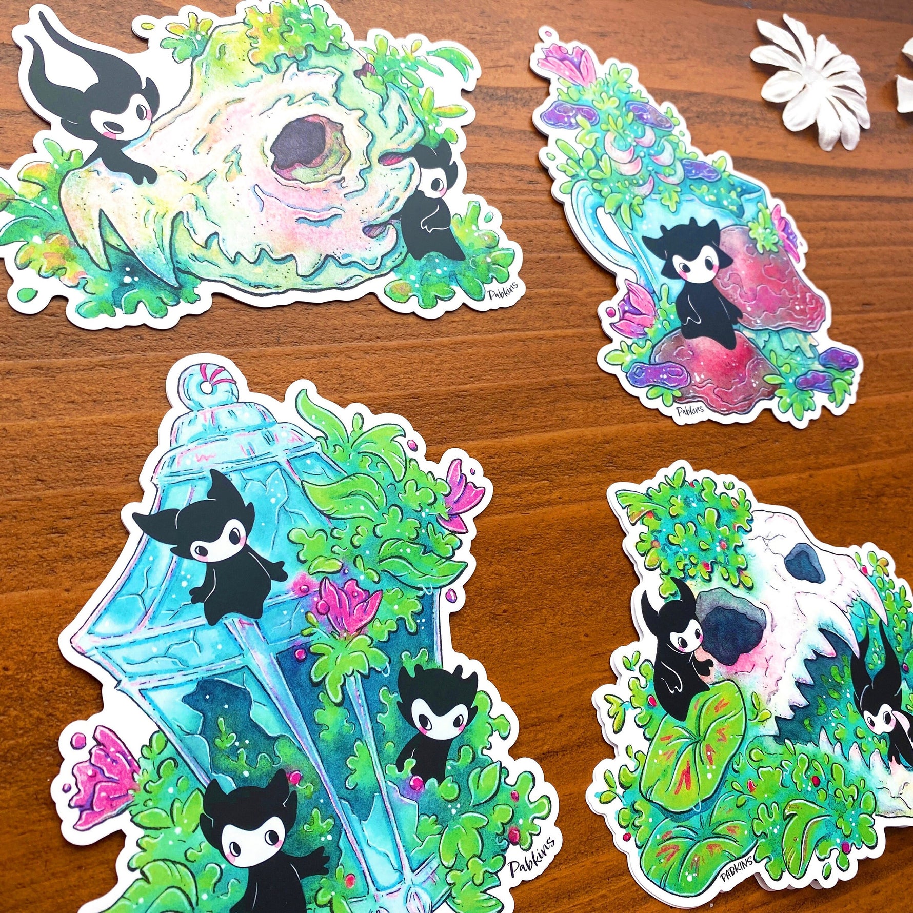 Spirit Lantern - large vinyl sticker Alt View 3