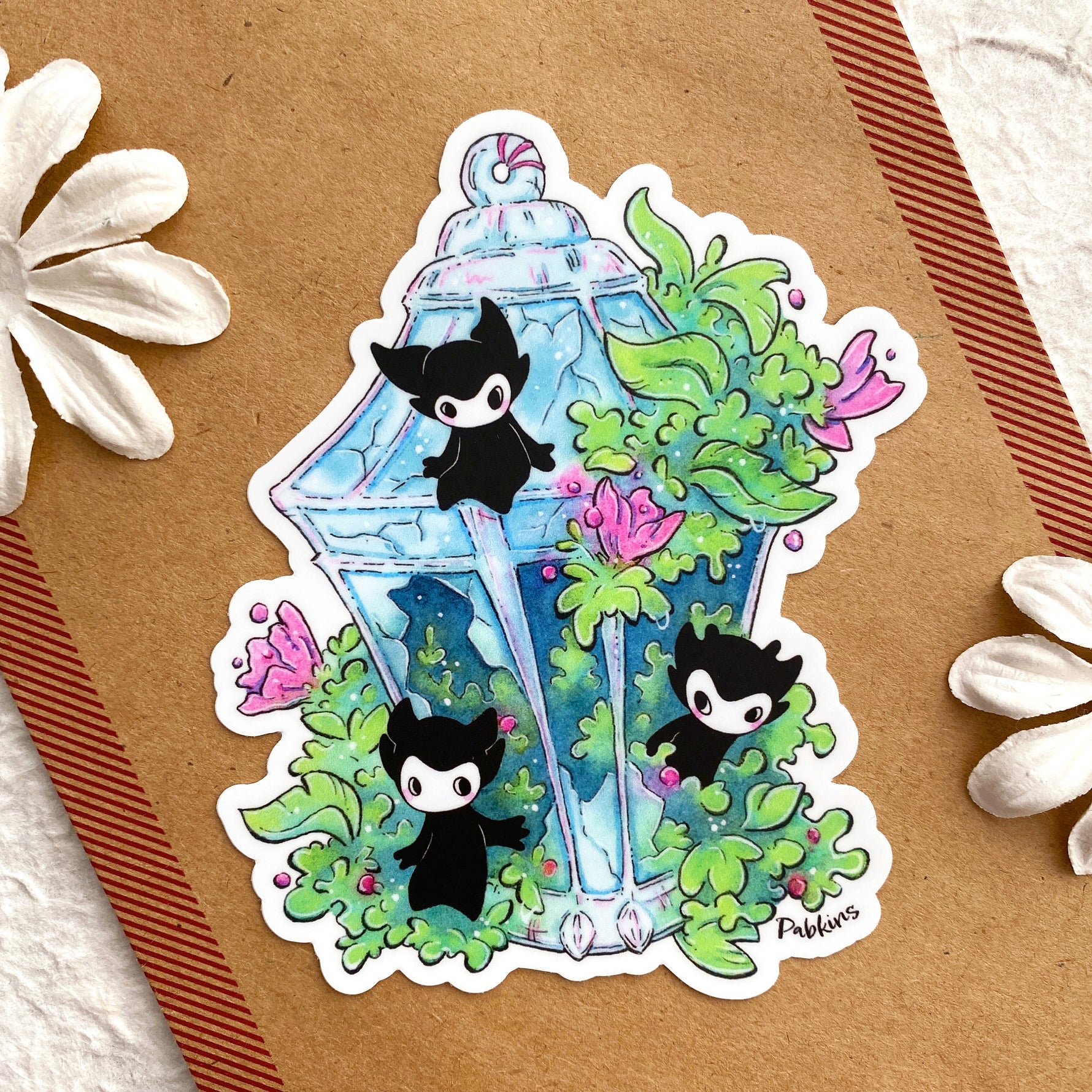 Spirit Lantern - large vinyl sticker Alt View 4