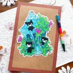 Spirit Lantern - large vinyl sticker Front View