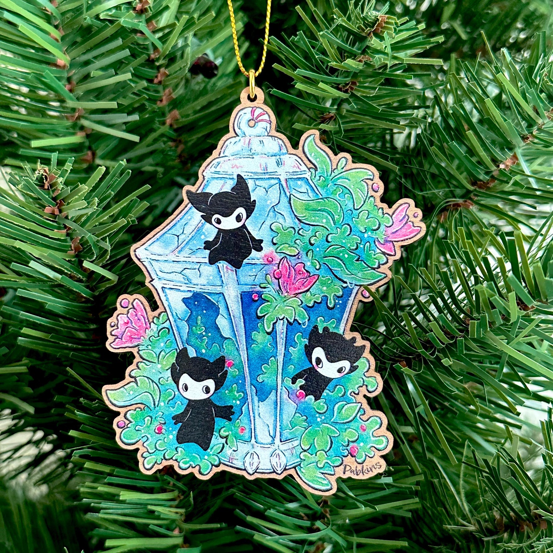 Spirit Lantern Ornament Front View