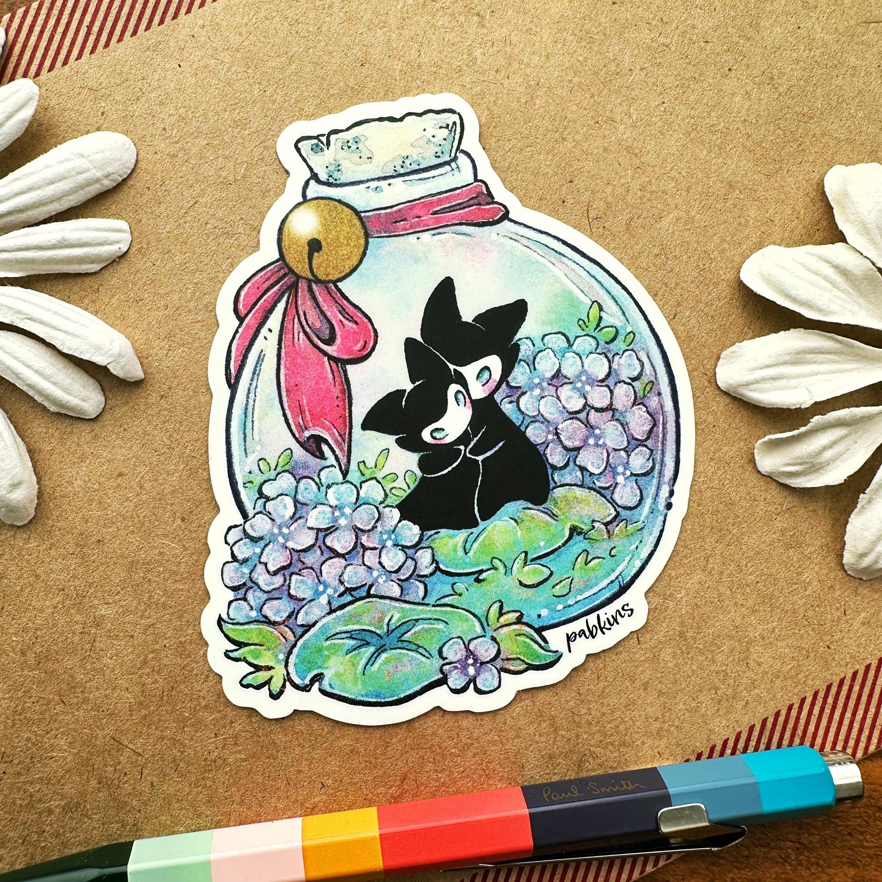Spirit Love Terrarium - vinyl sticker Alt view