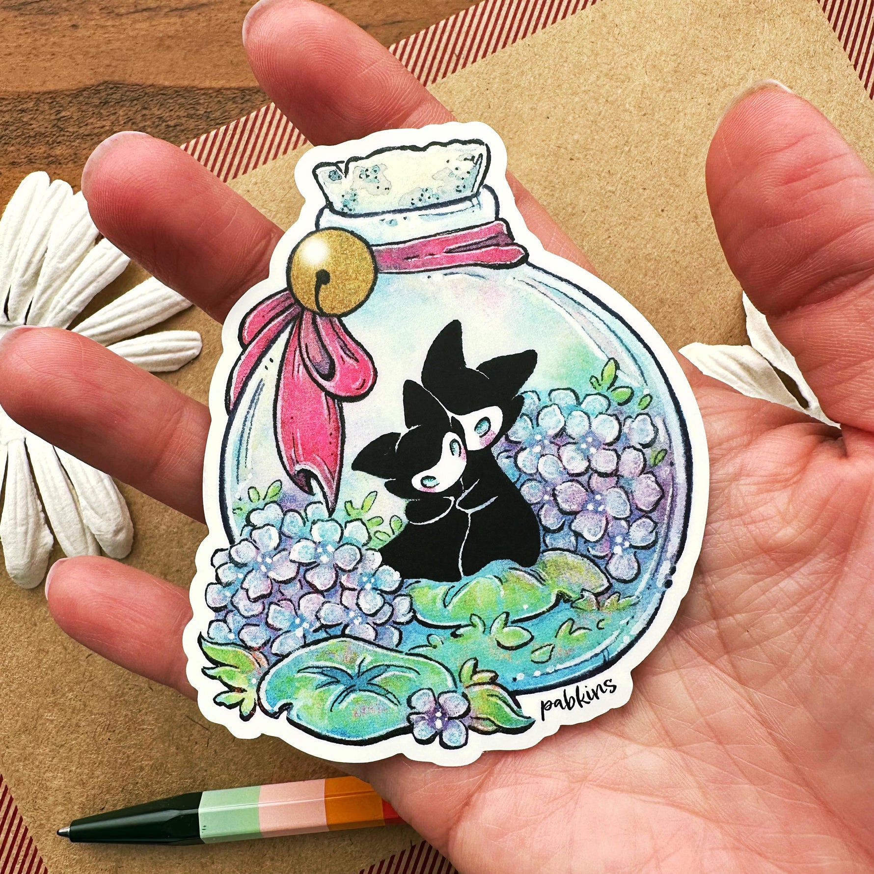 Spirit Love Terrarium - vinyl sticker Alt view 2