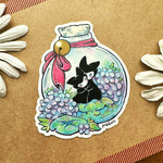 Spirit Love Terrarium - vinyl sticker Front view