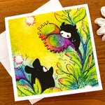 Spirits Among the Flowers - blank greeting cards Single View
