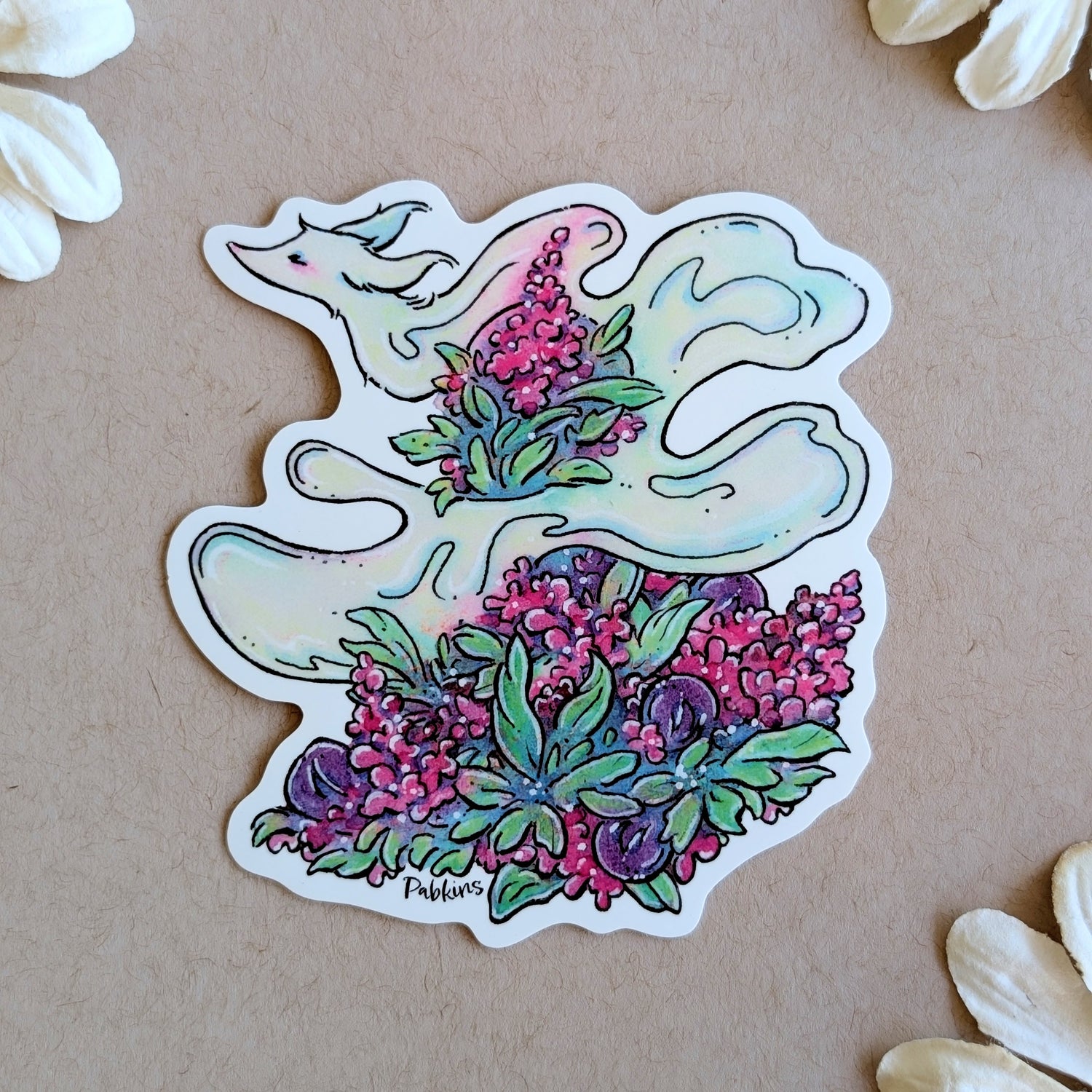 Spring Smoke Fox - Vinyl Sticker