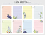 Stone Garden - Stationery set Single