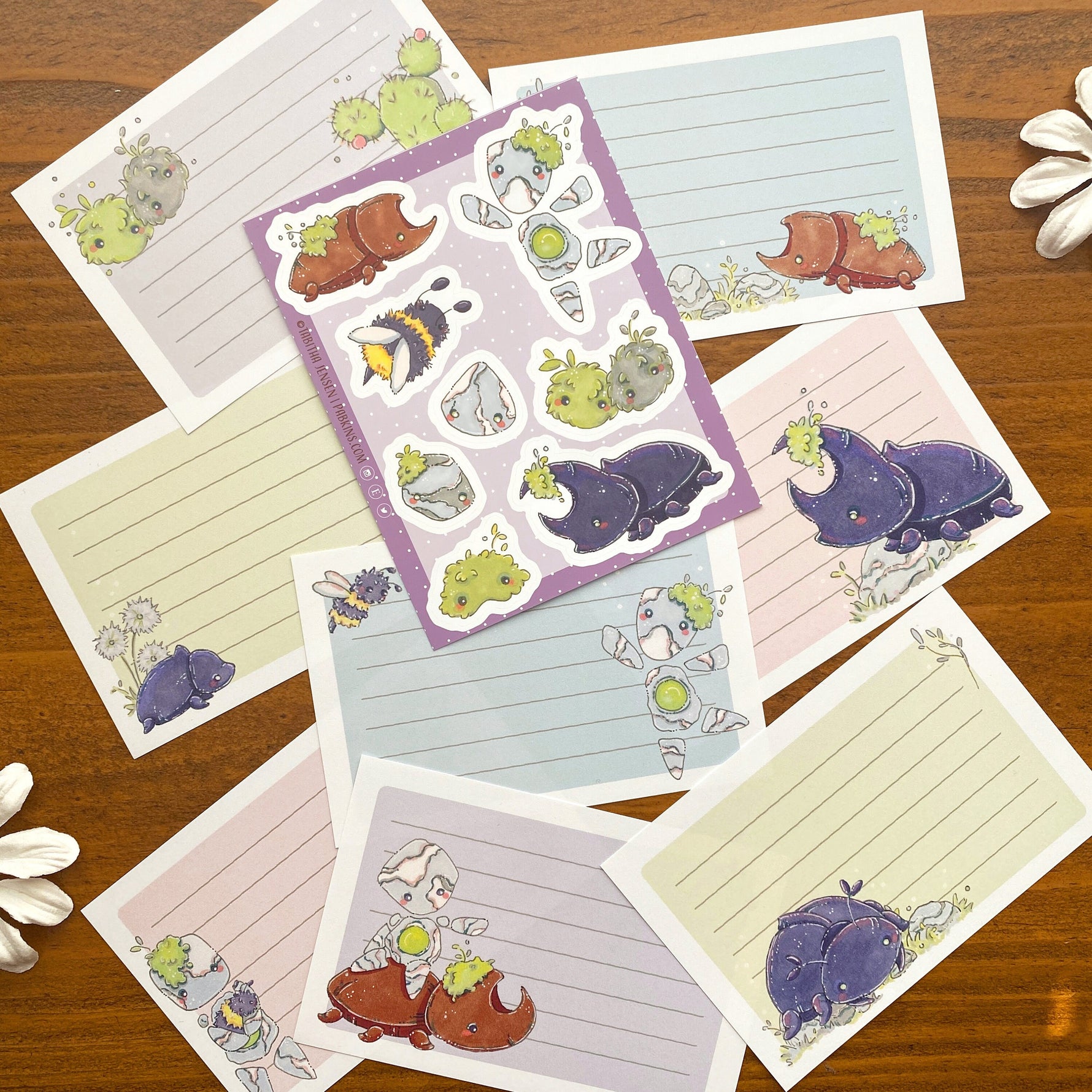 Stone Garden - Stationery set Single 4