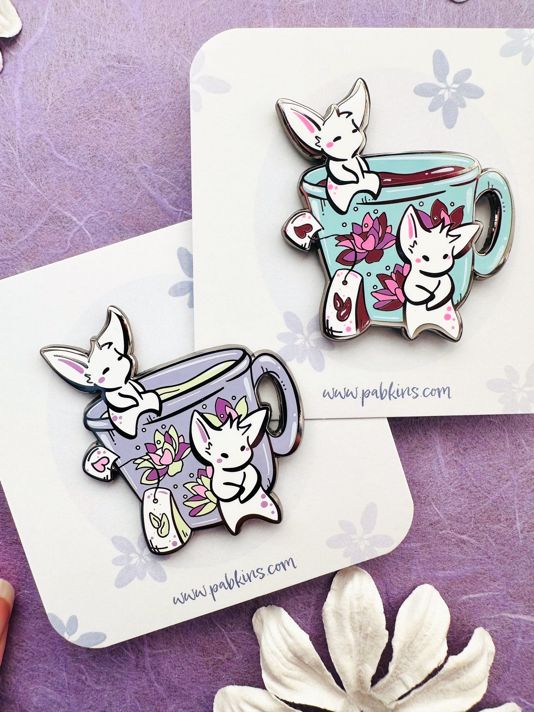 Tea Critters - hard enamel pinalt view