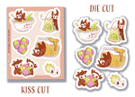 Tea Please - Little Spirits - Stationery set stickers