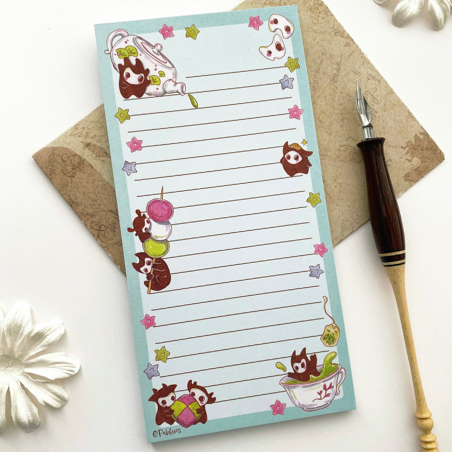 Tea Spirits - List Notepad Front