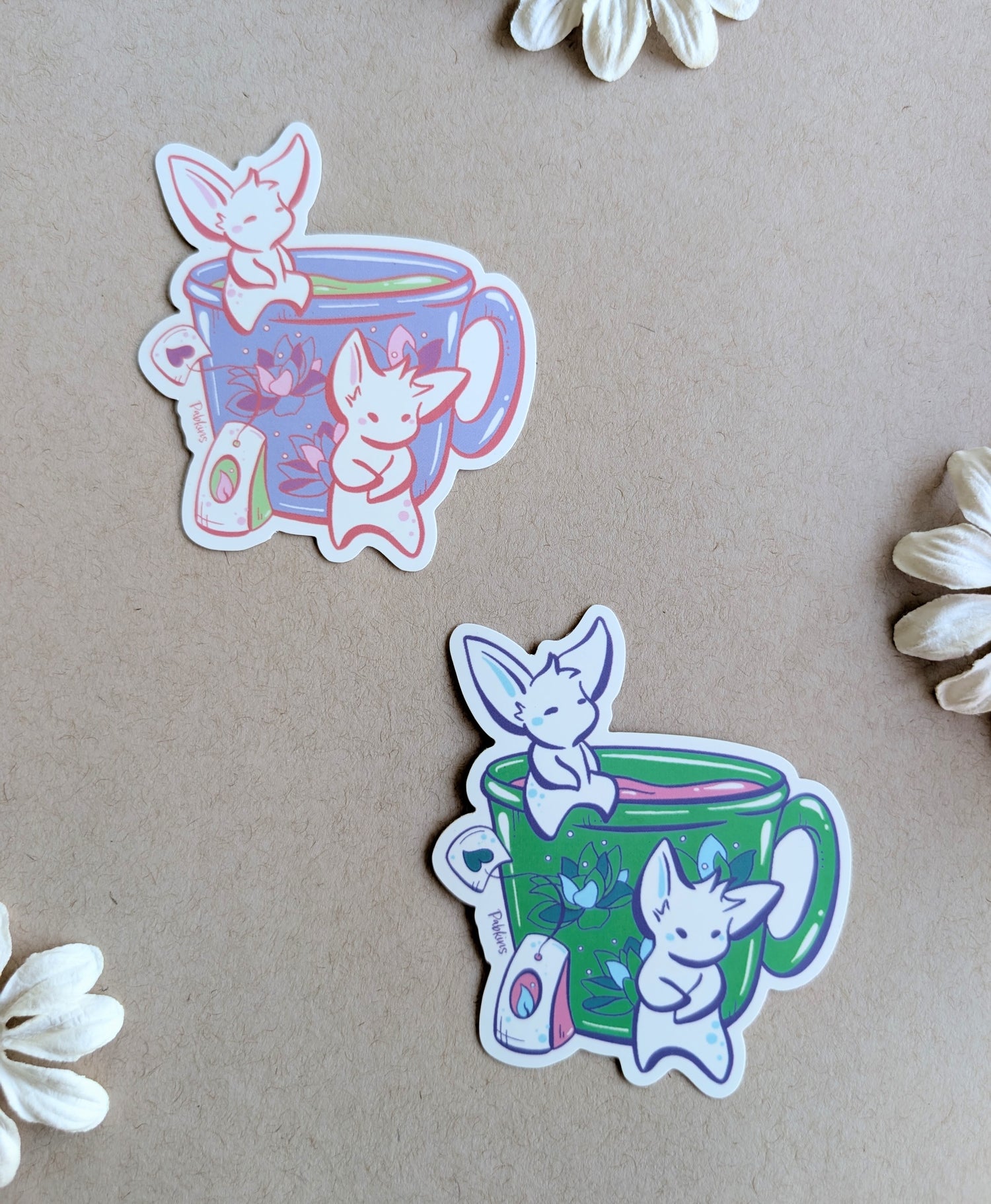 Teacup Critters - Vinyl Sticker