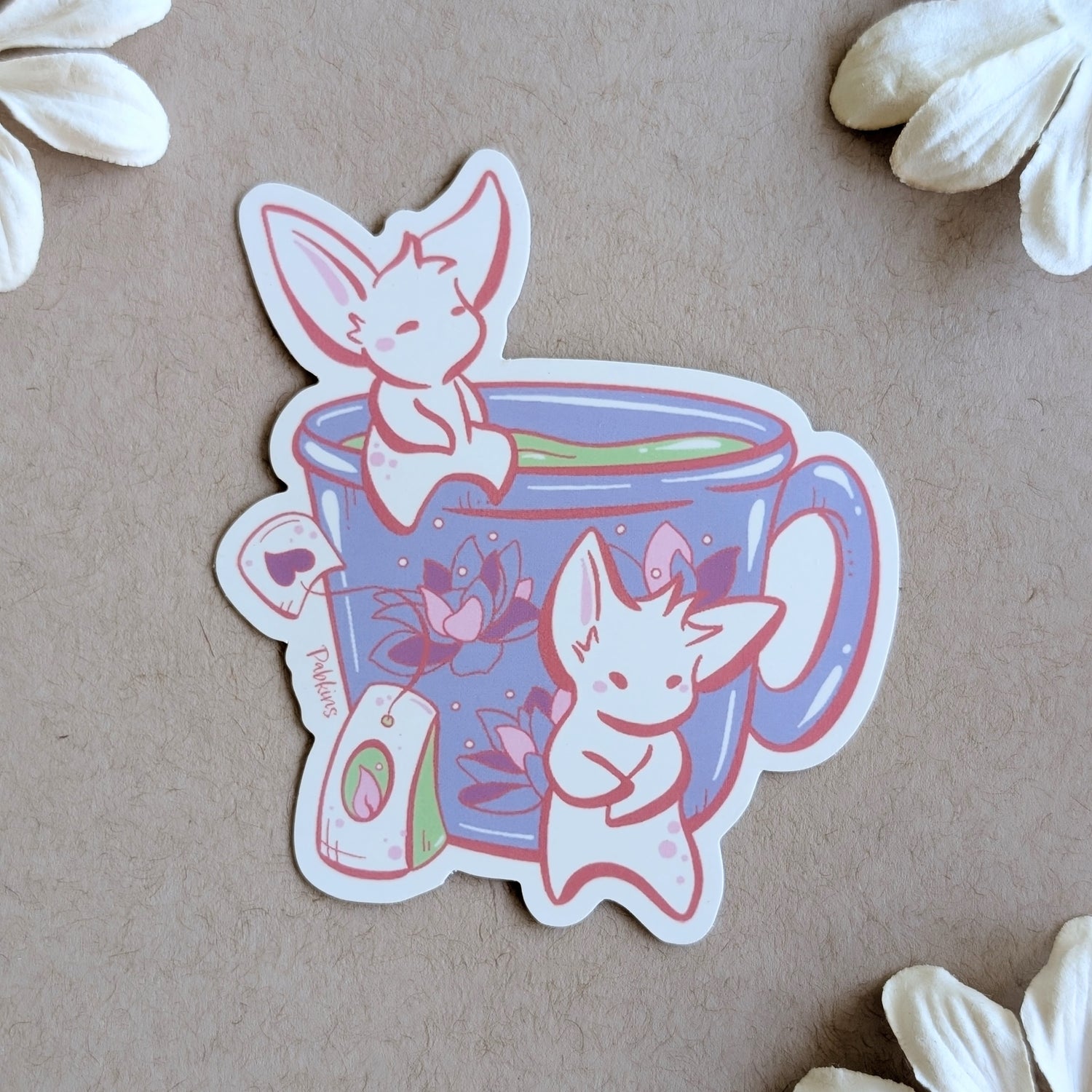 Teacup Critters - Vinyl Sticker